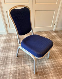 Navy Blue Banqueting Chairs For Sale