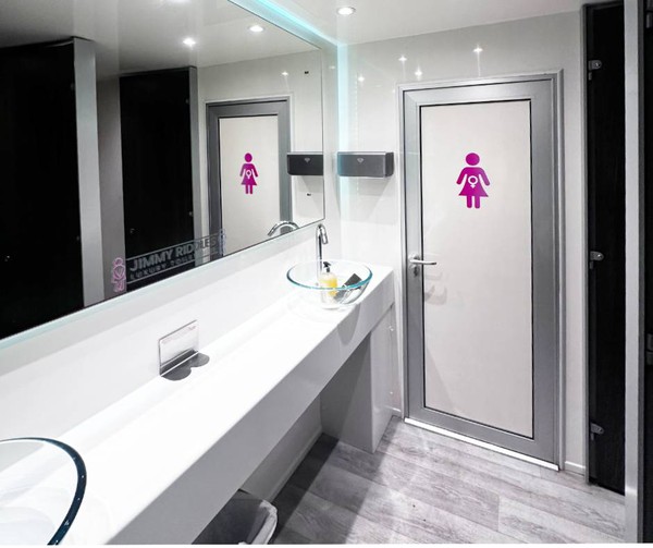 Ladies side 3 + 1 Luxury toilet trailer for sale