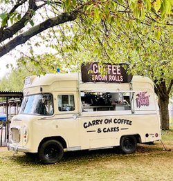 Converted Ambulance Coffee Van