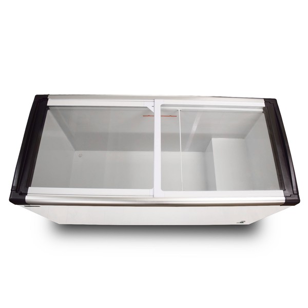 Chest freezer with glass lid Chest freezer with glass lid