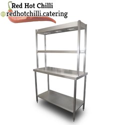 Steel Table with Heated Gantry (Chef's pass) Steel Table with Heated Gantry (Chef's pass)