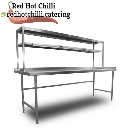 Chef's pass / stainless steel table Chef's pass / stainless steel table