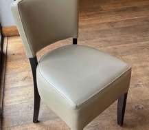 Secondhand Blue Cream Chairs For Sale