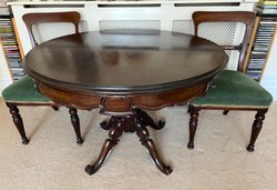 1960's Dining Table And Chair Set For Sale 1960's Dining Table And Chair Set For Sale