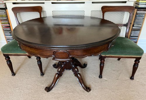 1960's Dining Table And Chair Set For Sale 1960's Dining Table And Chair Set For Sale