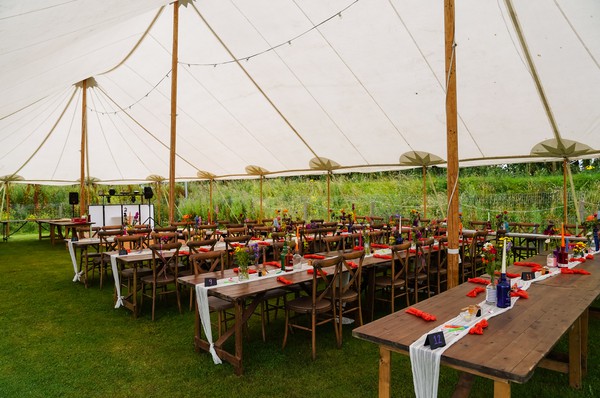 Secondhand 70ft x 30ft Pole Marquee