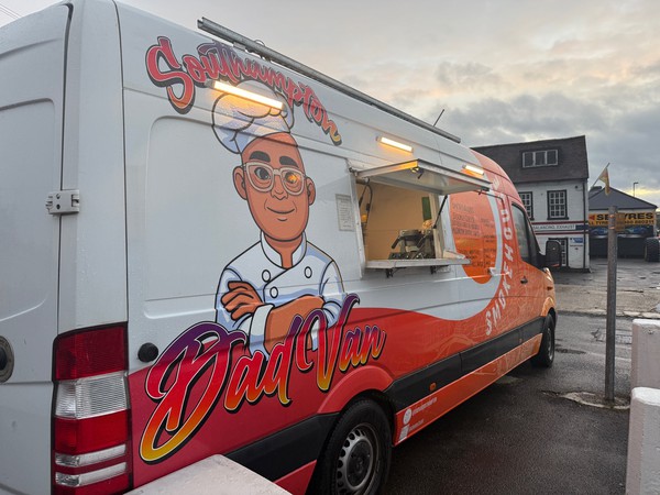 Catering van with hatch Catering van with hatch