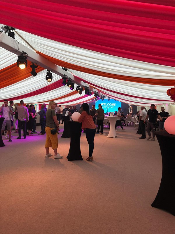 Lined 15m marquee for sale Lined 15m marquee for sale