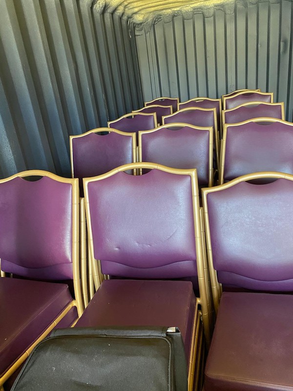 Purple Stacking Chairs