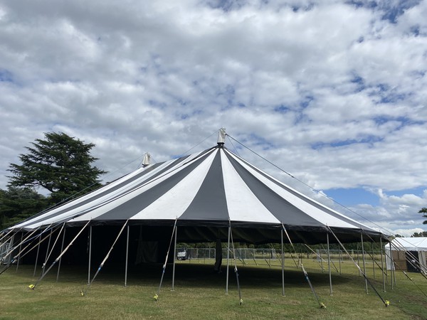 Black and white circus marquee Black and white circus marquee