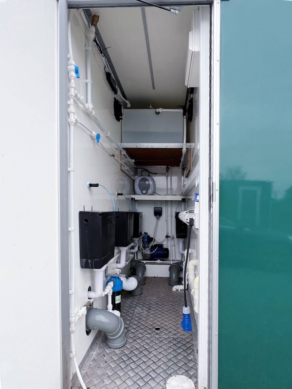 Toilet trailer Service cupboard Toilet trailer Service cupboard