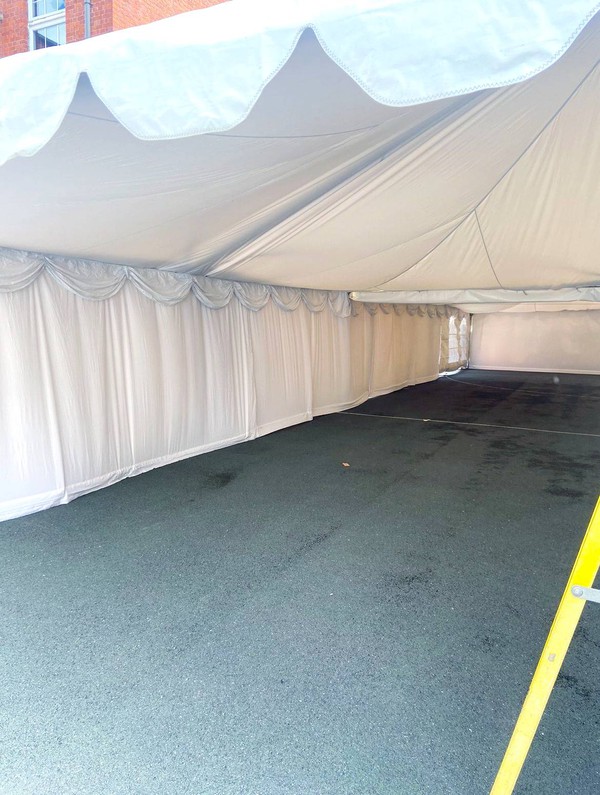 Optional lining Academy marquee