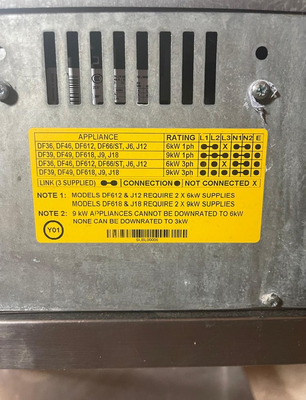 USed Lincat DF612 Fryer