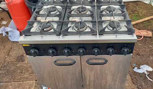 Buffalo 6 Burner Gas Oven For Sale