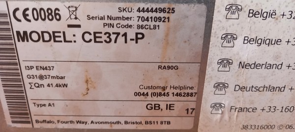 Secondhand Buffalo Gas Range Cooker Secondhand Buffalo Gas Range Cooker