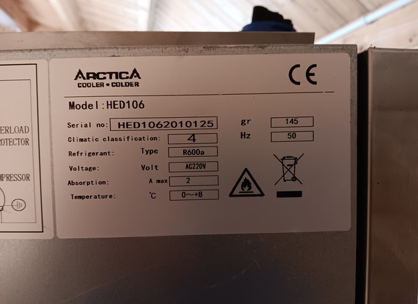 Used Arctica 580Ltr Fridge