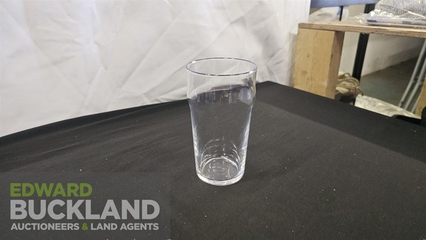 Nonic pint and half pint glasses