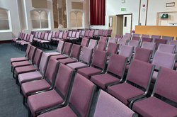 Purple Linking Chairs For Sale