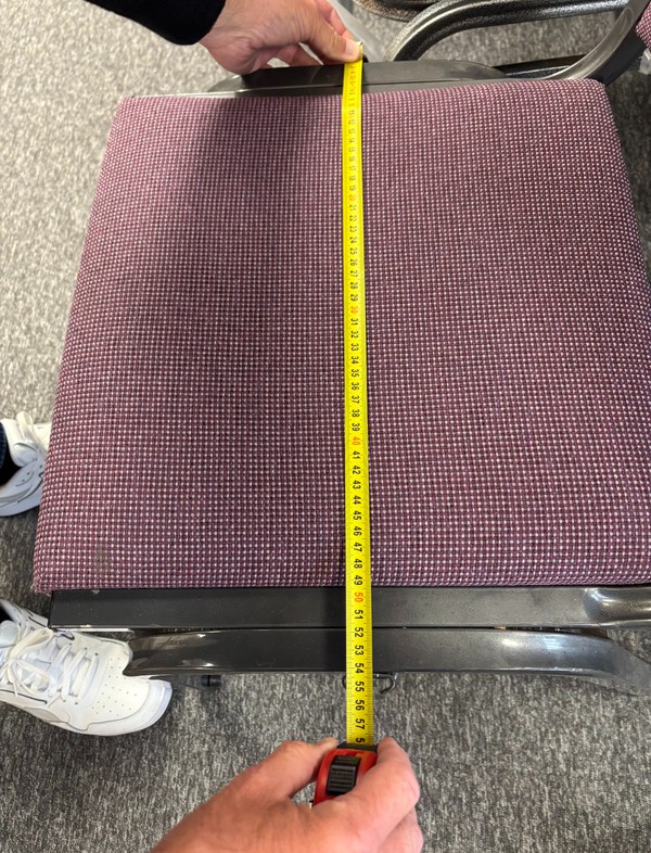 Used Purple Linking Chairs Used Purple Linking Chairs