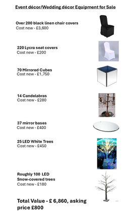 Wedding Stock Job Lot For Sale