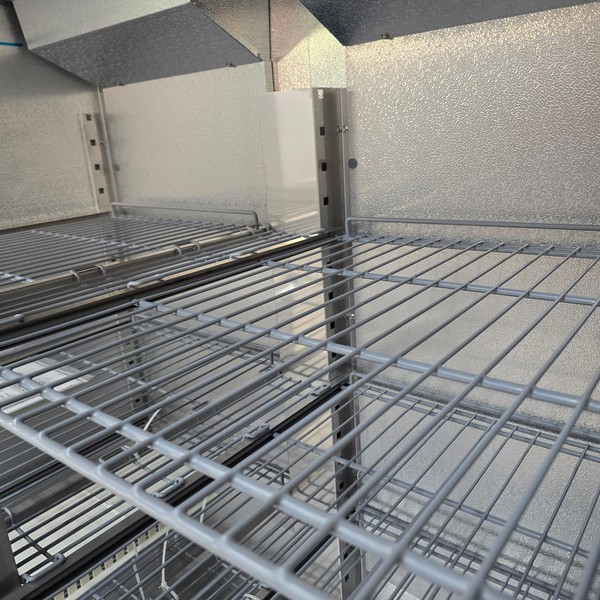 New B Grade Polar Upright Double Door Fridge 1200 Litre White CC663 For Sale