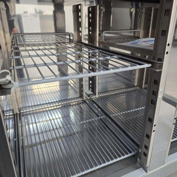 Stainless steel bench freezer