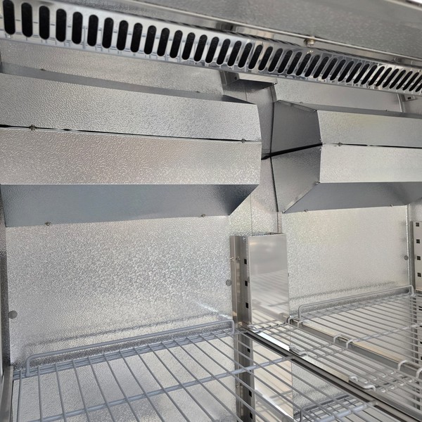 B grade double door freezer