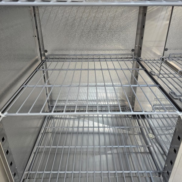 New B Grade Polar Double Stainless Slimline Fridge 960 Litre GD879 For Sale