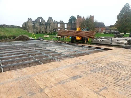 Steel Sub base marquee floor