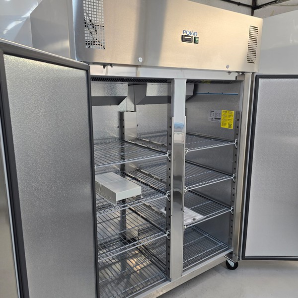 New B Grade Polar Double Door Upright Freezer 1200 Litre G595 For Sale