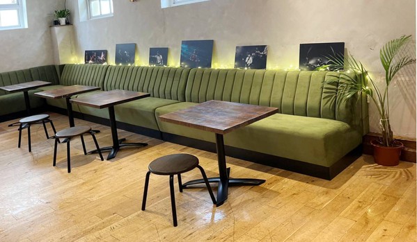 Hotel banquette seating made to order