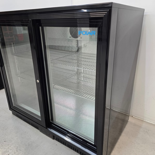 Glass door bottle fridge