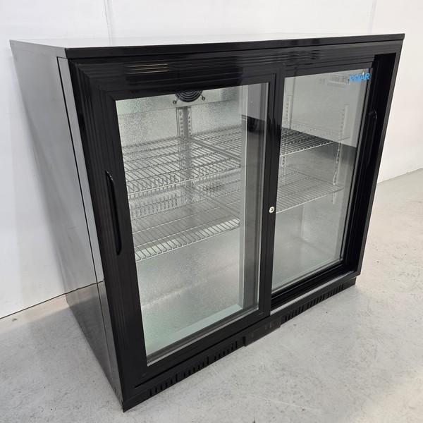 Glass door bottle fridge