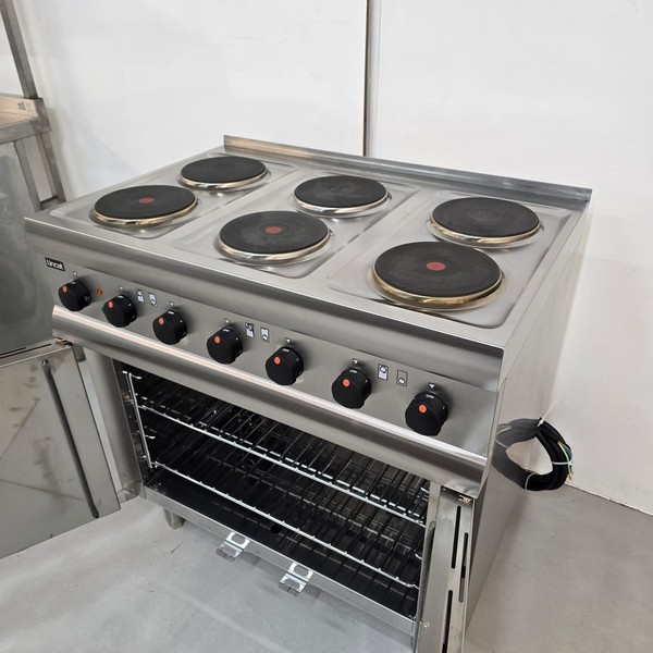 Secondhand Ex Demo Lincat 6 Hob Oven Range ESLR9C For Sale Secondhand Ex Demo Lincat 6 Hob Oven Range ESLR9C For Sale