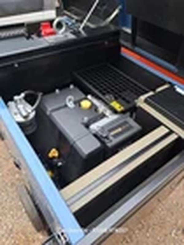 Small diesel generator silenced