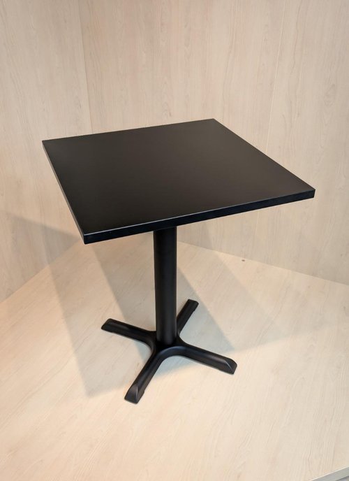50x New Black Top Cafe Tables
