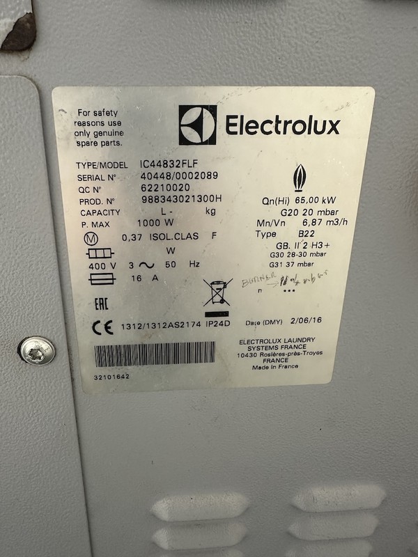 Electrolux Gas Roller Ironer Electrolux Gas Roller Ironer