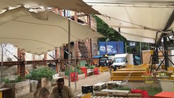 4.5m x 5m White Stretch Tent