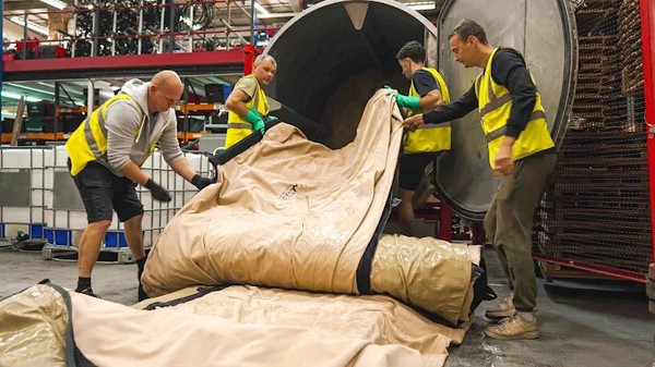 Giant tent washing machine