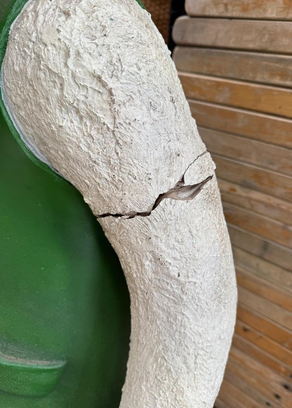 Used Christmas Snowman Prop