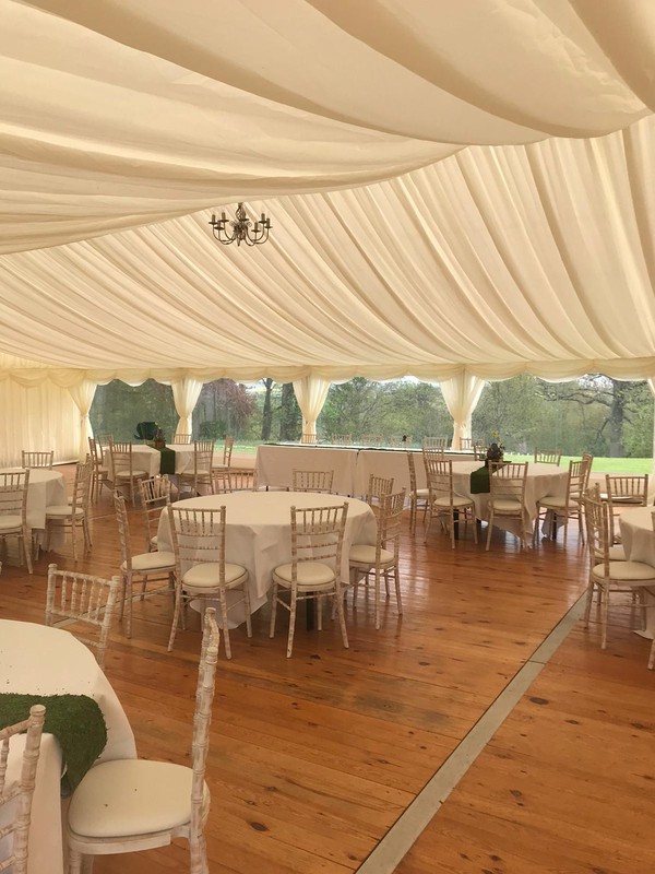 24m x 12m Marquee With Catering Tent For Sale