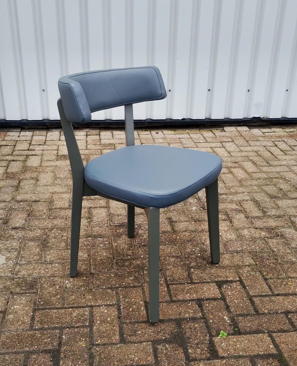 New Blue Padded Cafe Chairs