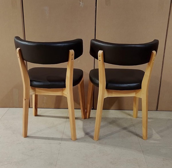 Faux Leather Chairs for sale