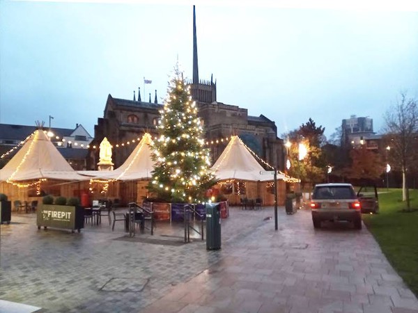 Christmas marquee tipi