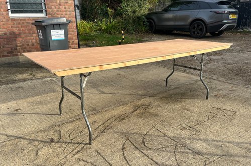 8ft x 3ft Trestle Tables For Sale