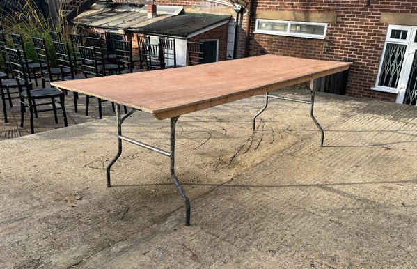 Secondhand 8ft x 3ft Trestle Tables Secondhand 8ft x 3ft Trestle Tables