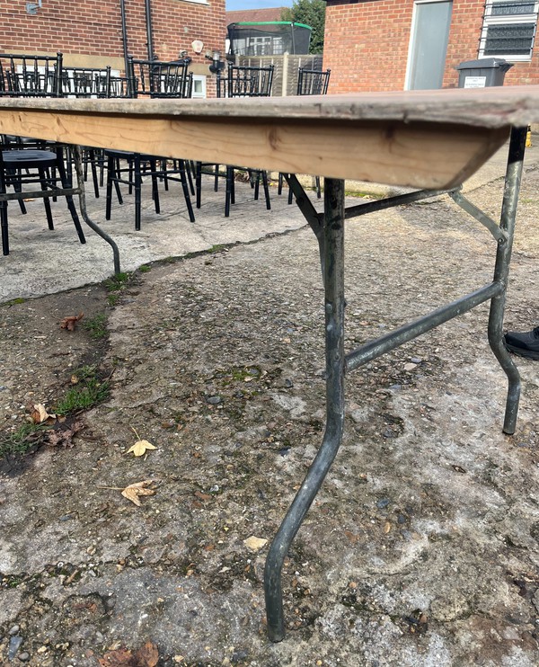 Used 8ft x 3ft Trestle Tables Used 8ft x 3ft Trestle Tables