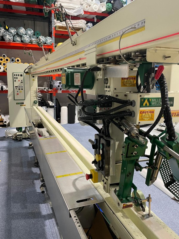 Hot air welder for PVC, PU and PE