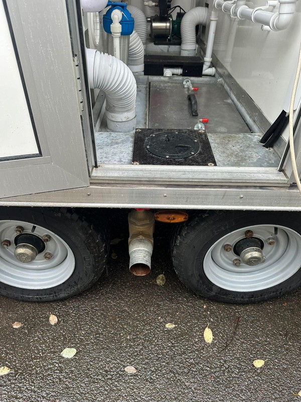 Used Peagreen Toilet Trailer