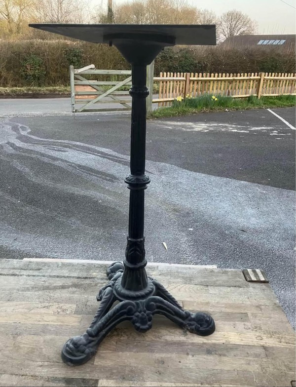 Cast iron table base for sale Cast iron table base for sale